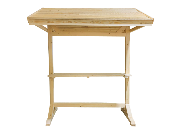 berdachter Stehtisch Marktstand / Krippentisch