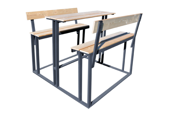 Cube Compakt Gruppensitzbank mit Tisch